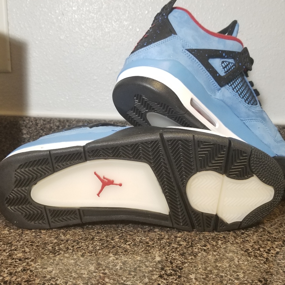Nike Air Jordan Retro 4 Travis Scott 308497 406 - Picture 3 of 6